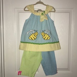 Toddler Girl Gingham Set